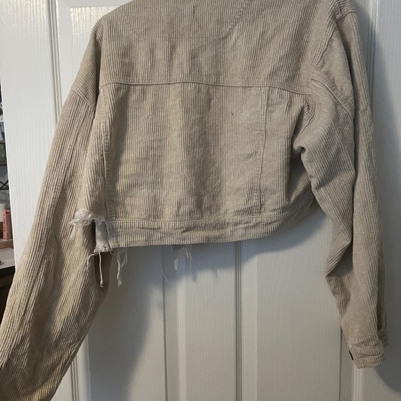 12th Tribe Cropped Tan Jacket - Picture 7 of 9
